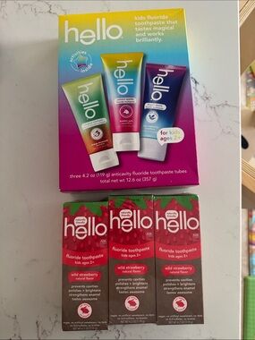 Kids Fluoride Toothpaste 6 tubes!